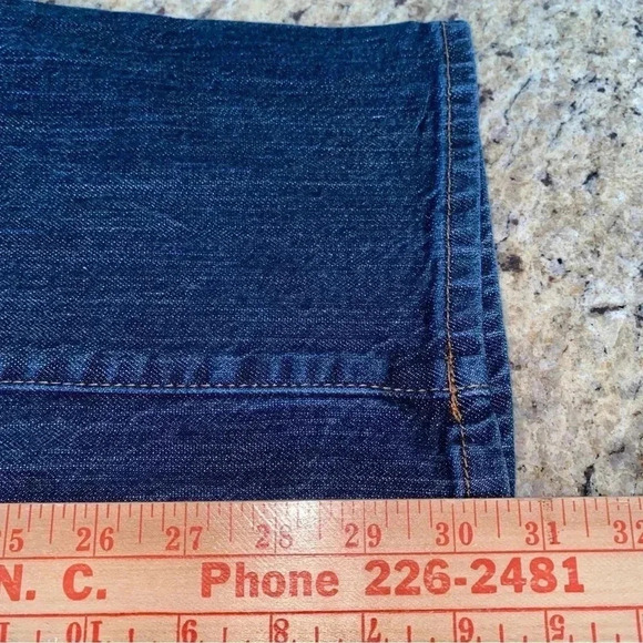 Lee Modern Jeans Straight Fit Straight Leg Size 34 Length 32 Excellent Condition - Picture 5 of 8